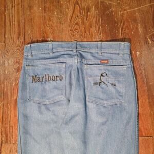 Custom embroidered Vintage Wrangler Jeans
